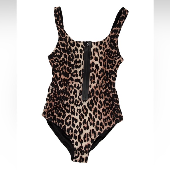 Ganni: Animal Print One-Piece w/Tags - Picture 1 of 2
